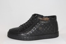 Черные, зимние мужские ботинки Framiko Baccio